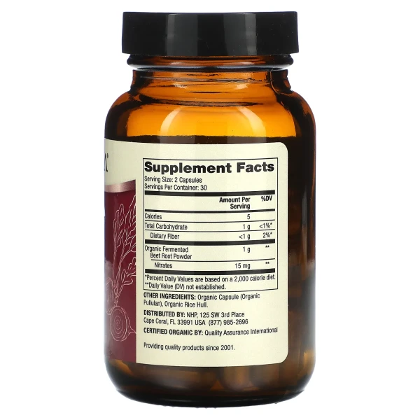 Органическая ферментированная свекла Dr. Mercola (Beet) 60 капсул