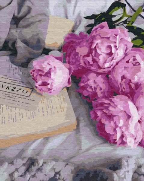 Картина за номерами Півонії  Brushme 48x60