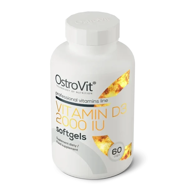 Вітамін D3 Ostrovit 2000 IU Vitamin D3 2000 60 гелевих капсул