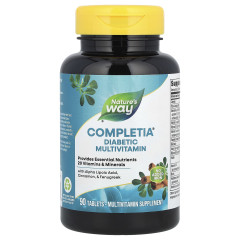 Комплекс мультивітамінів для діабетиків без заліза Nature's Way (Completia) 90 таблеток