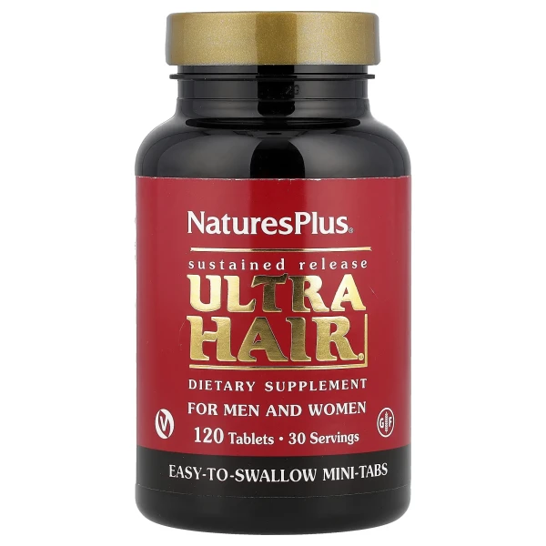 Засіб для волосся для чоловіків і жінок NaturesPlus (Ultra Hair) 120 таблеток