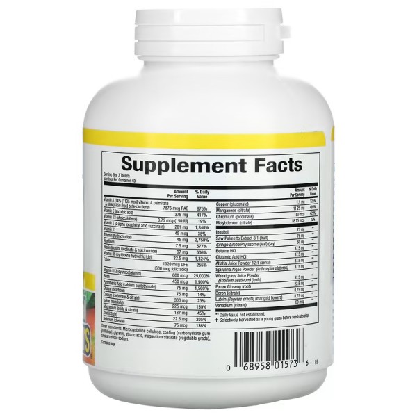 Мультивитамины для мужчин 50+ Natural Factors (Men's 50+) 120 капсул