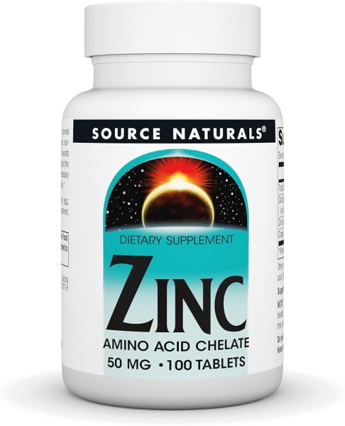 Цинк 50 мг Source Naturals (Zinc) 100 таблеток