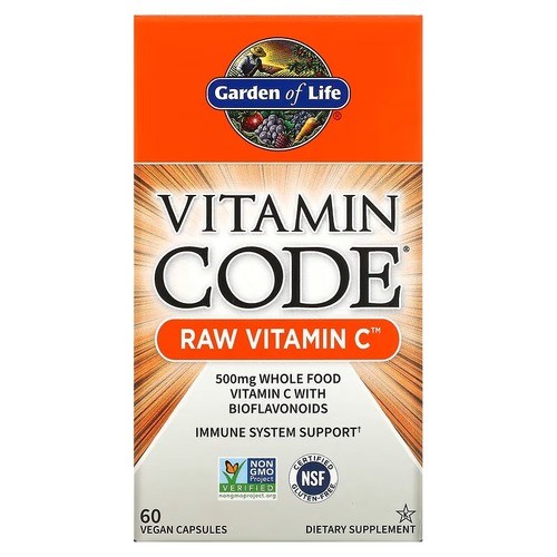 Вітамін C Garden of Life (Vitamin Code RAW Vitamin C) 60 капсул