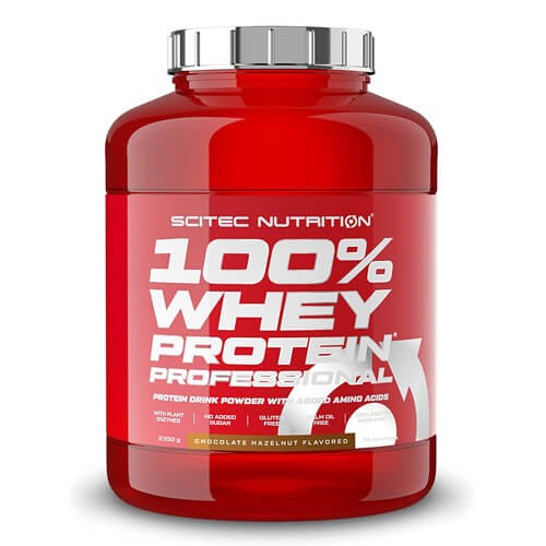 Сывороточный протеин 100% Scitec (100% Whey Protein Prof) 2350 г со вкусом банана.