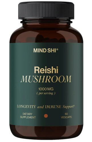 Гриби рейші 1000 мг Mind Shi (Reishi Mushroom) 60 капсул