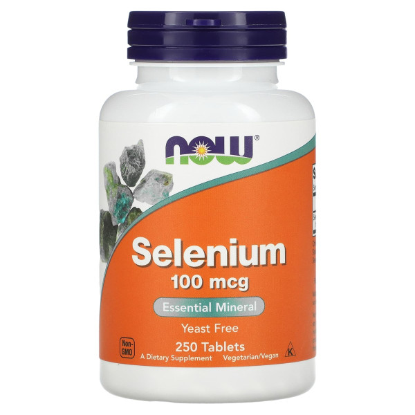 Селен NOW Foods (Selenium) 100 мкг 250 таблеток