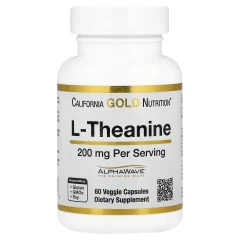 L-теанін (L-Theanine Supports Relaxation) 200 мг 60 капсул