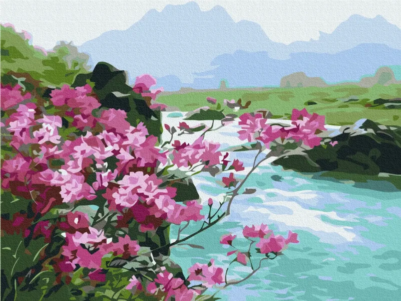 Картина за номерами Гірські квіти  Brushme 30x40