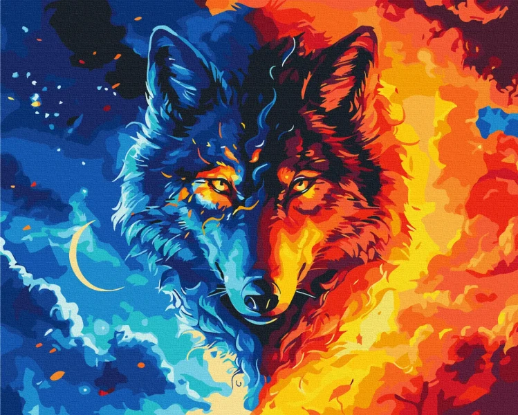 Картина по номерам Зверь стихий Brushme 40x50