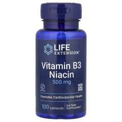 Ниацин Витамин B3 (Niacin Vitamin B3) 500 мг 100 капсул