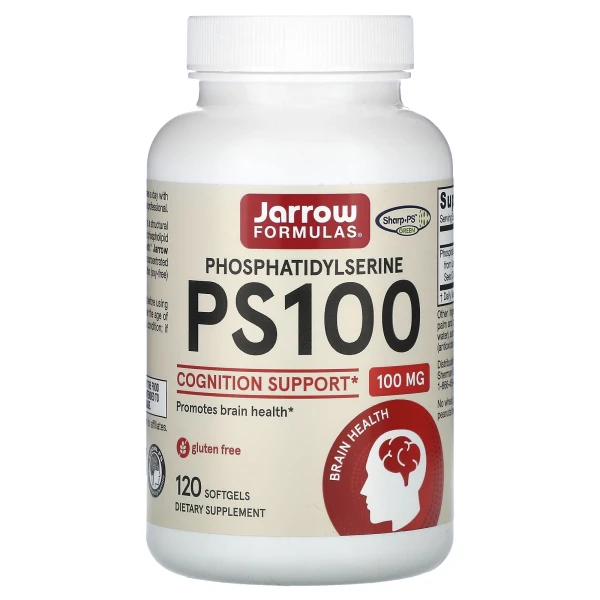 Фосфатидилсерін Jarrow Formulas (Phosphatidylserine) 100 мг 120 капсул