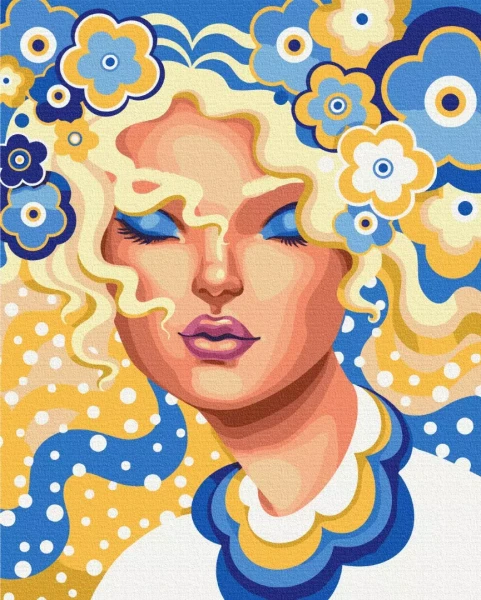 Картина за номерами Українські барви © Поліна Скурихіна 40x50 Brushme