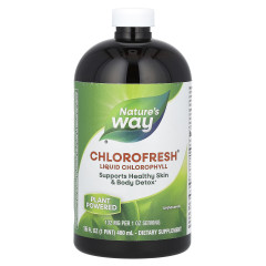Рідкий хлорофіл Nature's Way (Chlorofresh) 132 мг 480 мл з нейтральним смаком
