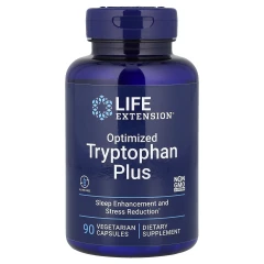 Life Extension, оптимізований триптофан плюс, 90 вегетаріанських капсул