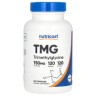 Триметилглицин 750 мг Nutricost (TMG) 120 капсул