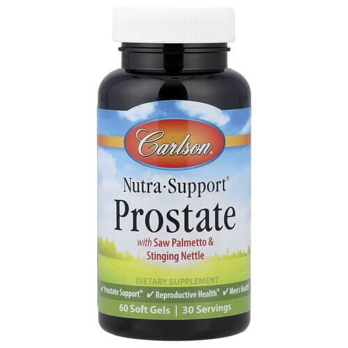 Комплекс для підтримки здоров'я простати Carlson (Nutra-Support Prostate) 60 рідких капсул