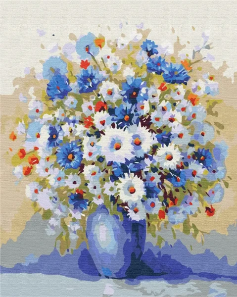 Картина за номерами Польовий букет  Brushme 40x50