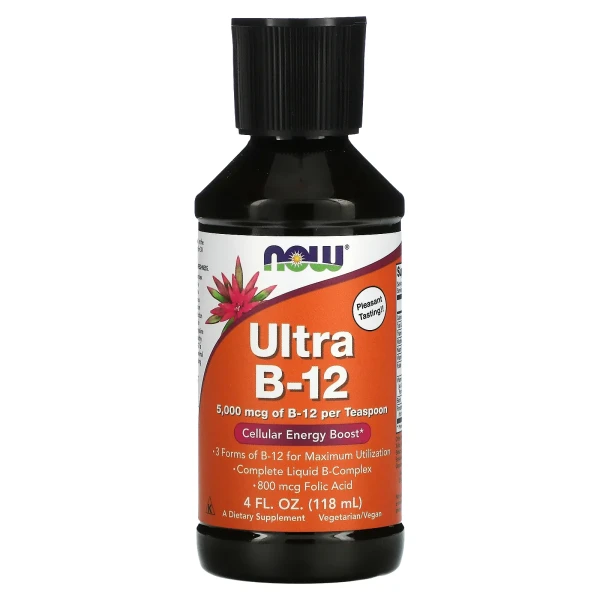 NOW Foods, Ultra B-12, 5000 мкг, (118 мл)