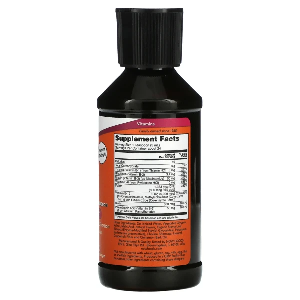 NOW Foods, Ultra B-12, 5000 мкг, (118 мл)