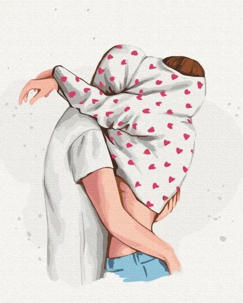 Картина за номерами Обійми © Alla Berezovska  Brushme 48x60