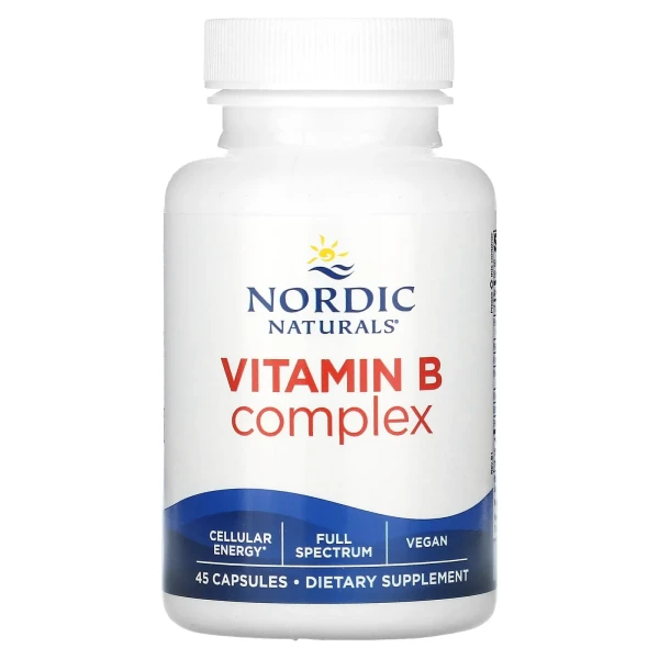 Комплекс вітамінів В Nordic Naturals (Vitamin B Complex) 45 капсул