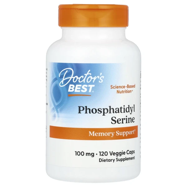 Фосфатидилсерин Doctor's Best (Phosphatidylserine) 100 мг 120 капсул