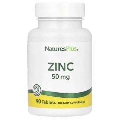 Цинк Nature's Plus (Zinc) 50 мг 90 таблеток