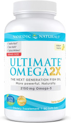Омега 2X Nordic Naturals (Ultimate Omega 2X) 2150 мг 90 гелевих капсул