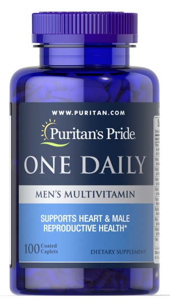 Мультивитамины для мужчин Puritan's Pride (Men's Multivitamin) 1 в день 100 каплет