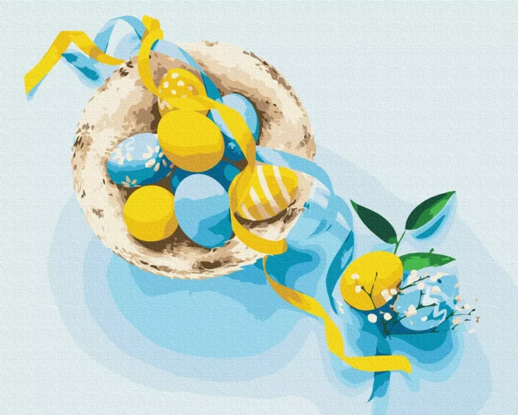 Картина по номерам Украинская Пасха 40x50 Brushme