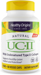 Колаген II типу, неденатурований, UC-II, Healthy Origins, 40 мг, 60 вегетаріанських капсул