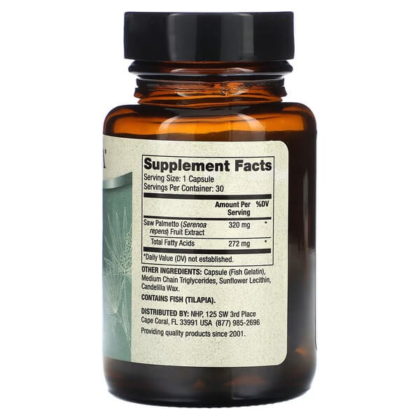 Со пальметто Dr. Mercola 320 мг (Saw Palmetto) 30 капсул