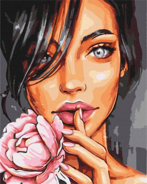 Картина за номерами Портрет Рози  Brushme 40x50