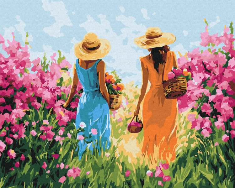 Картина за номерами Подруги на прогулянці  Brushme 40x50