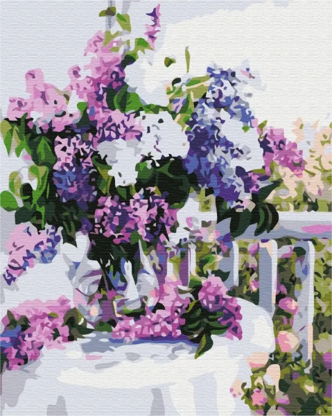 Картина по номерам Сирень Brushme 40x50