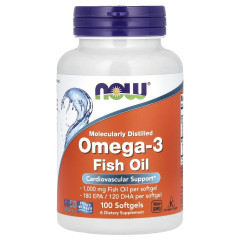 Риб’ячий жир з омега-3 NOW Foods (Omega-3) 1000 мг 100 капсул