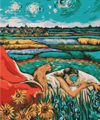 Картина за номерами Зоряна Одрі © Viktoriya Kovalenko  Brushme 40x50