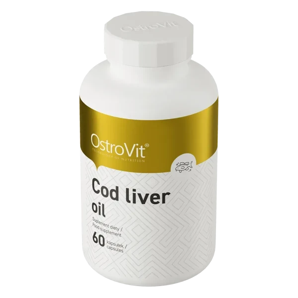 Риб'ячий жир з печінки тріски Ostrovit Cod Liver Oil 60 капсул
