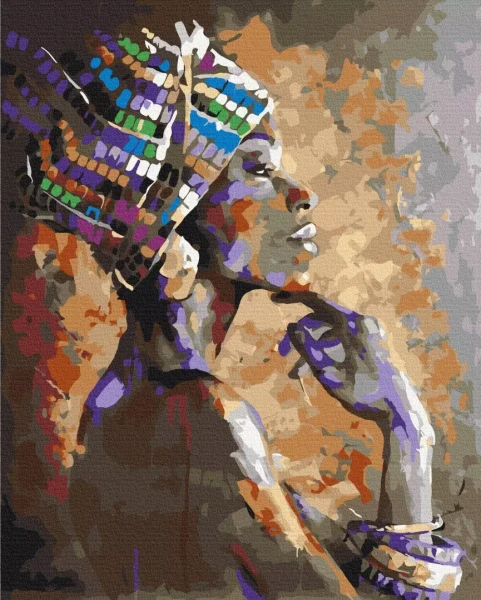 Картина по номерам Ведьма 40x50 Brushme
