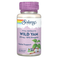 Solaray, Vital, екстракти дикого ямсу, 60 капсул VegCap