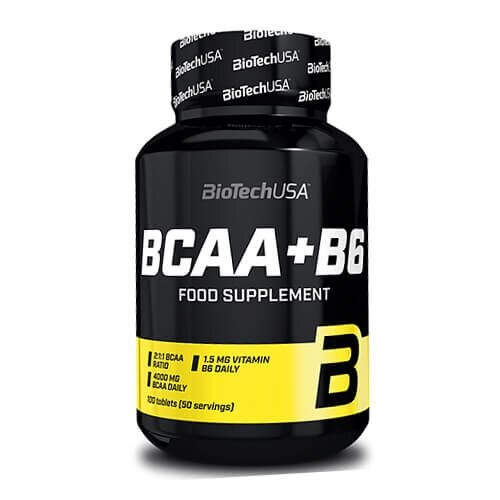BCAA з вітаміном B6 Biotech USA (BCAA+B6) 100 таблеток