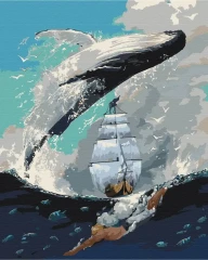 Картина за номерами Господар моря  Brushme 40x50