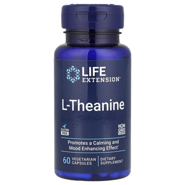 L-теанін Life Extension (L-Theanine) 100 мг 60 капсул