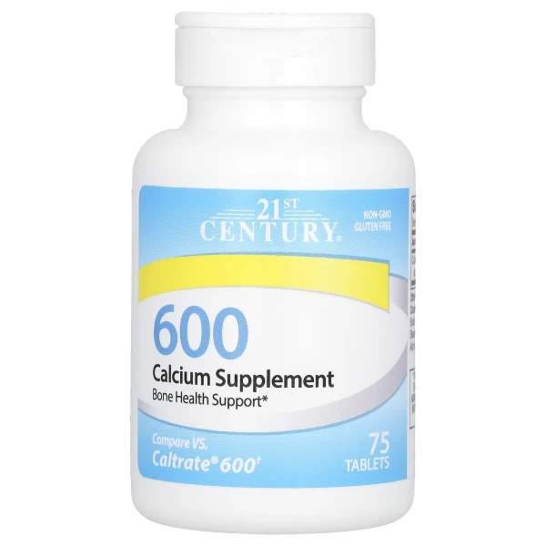Кальцій 21st Century (Calcium supplement) 600 мг 75 пігулок