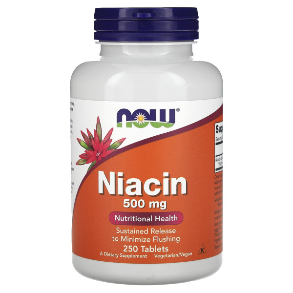 Ніацин Вітамін B3 (Niacin Vitamin B3) 500 мг 250 таблеток