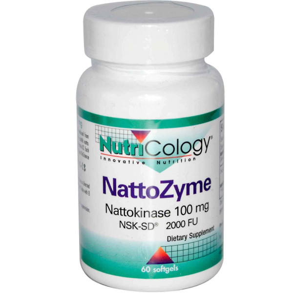 Наттозим Nutricology (NattoZyme) 180 гелевых капсул