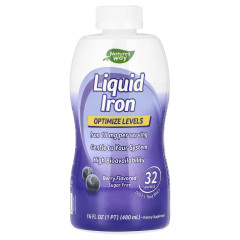 Рідке залізо (Liquid Iron) 18 мг 480 мл з ягідним смаком