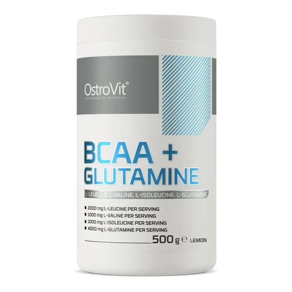 BCAA Ostrovit+Глутамін BCAA + Glutamine лимон 500 г