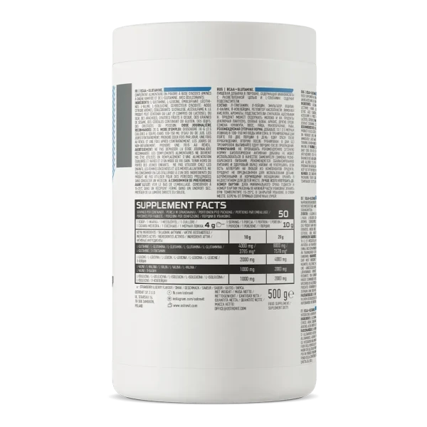 BCAA Ostrovit+Глутамін BCAA + Glutamine лимон 500 г